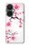 S2359 Fleur de prunier Etui Coque Housse pour OnePlus Nord CE 3 Lite, Nord N30 5G