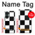 S2492 Noir et blanc Damier Etui Coque Housse pour OnePlus Nord CE 3 Lite, Nord N30 5G