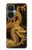 S2804 Dragon d'or imprimé chinois Etui Coque Housse pour OnePlus Nord CE 3 Lite, Nord N30 5G
