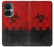 S2917 Biohazards Virus Alert Rouge Etui Coque Housse pour OnePlus Nord CE 3 Lite, Nord N30 5G