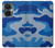 S2958 Armée Bleu Camo Camouflage Etui Coque Housse pour OnePlus Nord CE 3 Lite, Nord N30 5G