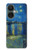 S3336 Van Gogh Nuit étoilée sur le Rhône Etui Coque Housse pour OnePlus Nord CE 3 Lite, Nord N30 5G