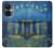 S3336 Van Gogh Nuit étoilée sur le Rhône Etui Coque Housse pour OnePlus Nord CE 3 Lite, Nord N30 5G