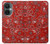 S3354 Rouge classique Bandana Etui Coque Housse pour OnePlus Nord CE 3 Lite, Nord N30 5G