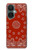 S3355 Motif Bandana Rouge Etui Coque Housse pour OnePlus Nord CE 3 Lite, Nord N30 5G