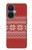 S3384 Motif d'hiver sans couture tricot Etui Coque Housse pour OnePlus Nord CE 3 Lite, Nord N30 5G
