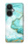 S3399 Vert Marbre Imprimer Graphique Etui Coque Housse pour OnePlus Nord CE 3 Lite, Nord N30 5G