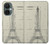 S3474 Dessin Architectural Eiffel Etui Coque Housse pour OnePlus Nord CE 3 Lite, Nord N30 5G