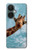 S3680 Girafe de sourire mignon Etui Coque Housse pour OnePlus Nord CE 3 Lite, Nord N30 5G