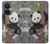S3793 Peinture de neige mignon bébé panda Etui Coque Housse pour OnePlus Nord CE 3 Lite, Nord N30 5G
