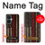 S3804 Graphique de drapeau de ligne rouge en métal de pompier Etui Coque Housse pour OnePlus Nord CE 3 Lite, Nord N30 5G