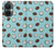 S3860 Motif à pois de noix de coco Etui Coque Housse pour OnePlus Nord CE 3 Lite, Nord N30 5G