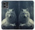 S1516 Loup blanc Etui Coque Housse pour Motorola Moto G Stylus 5G (2023)