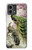 S2773 Paon Peinture brosse chinoise Etui Coque Housse pour Motorola Moto G Stylus 5G (2023)