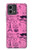 S2885 Paris Rose Etui Coque Housse pour Motorola Moto G Stylus 5G (2023)