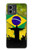 S2981 Brésil Football Football Etui Coque Housse pour Motorola Moto G Stylus 5G (2023)