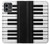 S3078 Noir et blanc Clavier de piano Etui Coque Housse pour Motorola Moto G Stylus 5G (2023)