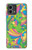 S3273 Fleur Ligne Motif Art Etui Coque Housse pour Motorola Moto G Stylus 5G (2023)
