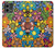 S3281 Motif coloré Hippie Fleurs Etui Coque Housse pour Motorola Moto G Stylus 5G (2023)