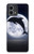 S3510 Dauphin Lune Nuit Etui Coque Housse pour Motorola Moto G Stylus 5G (2023)