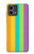 S3678 Vertical arc-en-ciel coloré Etui Coque Housse pour Motorola Moto G Stylus 5G (2023)