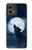 S3693 Pleine lune du loup blanc sinistre Etui Coque Housse pour Motorola Moto G Stylus 5G (2023)