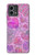 S3710 Coeur d'amour rose Etui Coque Housse pour Motorola Moto G Stylus 5G (2023)