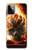 S0863 De feu crâne Etui Coque Housse pour Motorola Moto G Power (2023) 5G
