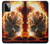 S0863 De feu crâne Etui Coque Housse pour Motorola Moto G Power (2023) 5G
