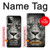 S1352 Lion Visage Etui Coque Housse pour Motorola Moto G Power (2023) 5G
