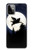 S3289 Cochon Volant Pleine Lune Nuit Etui Coque Housse pour Motorola Moto G Power (2023) 5G