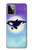 S3807 Killer Whale Orca Lune Pastel Fantaisie Etui Coque Housse pour Motorola Moto G Power (2023) 5G