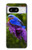 S1565 Oiseau bleu de bonheur Bleu Oiseau Etui Coque Housse pour Google Pixel 8