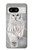 S1566 Milou Blanc Chouette Chouette Etui Coque Housse pour Google Pixel 8