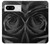 S1598 Noir Rose Etui Coque Housse pour Google Pixel 8