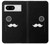 S1946 Sir Mustache Minimalisme Etui Coque Housse pour Google Pixel 8