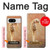 S2674 Hippocampe squelette Fossile Etui Coque Housse pour Google Pixel 8