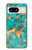 S2906 Aqua Turquoise Pierre Etui Coque Housse pour Google Pixel 8