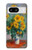 S2937 Claude Monet Bouquet de tournesols Etui Coque Housse pour Google Pixel 8