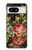 S3013 Roses Antique Millésime Etui Coque Housse pour Google Pixel 8