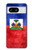 S3022 Haïti Drapeau Etui Coque Housse pour Google Pixel 8
