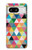 S3049 Triangles Couleurs vibrantes Etui Coque Housse pour Google Pixel 8