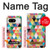 S3049 Triangles Couleurs vibrantes Etui Coque Housse pour Google Pixel 8