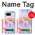 S3070 Arc en ciel pastel ciel Licorne Etui Coque Housse pour Google Pixel 8