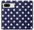 S3533 Bleu à pois Etui Coque Housse pour Google Pixel 8