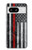 S3687 Drapeau américain de pompier mince ligne rouge Etui Coque Housse pour Google Pixel 8