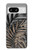 S3692 Feuilles de palmier gris noir Etui Coque Housse pour Google Pixel 8