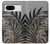 S3692 Feuilles de palmier gris noir Etui Coque Housse pour Google Pixel 8