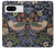 S3791 William Morris Strawberry Thief Fabric Etui Coque Housse pour Google Pixel 8