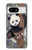 S3793 Peinture de neige mignon bébé panda Etui Coque Housse pour Google Pixel 8